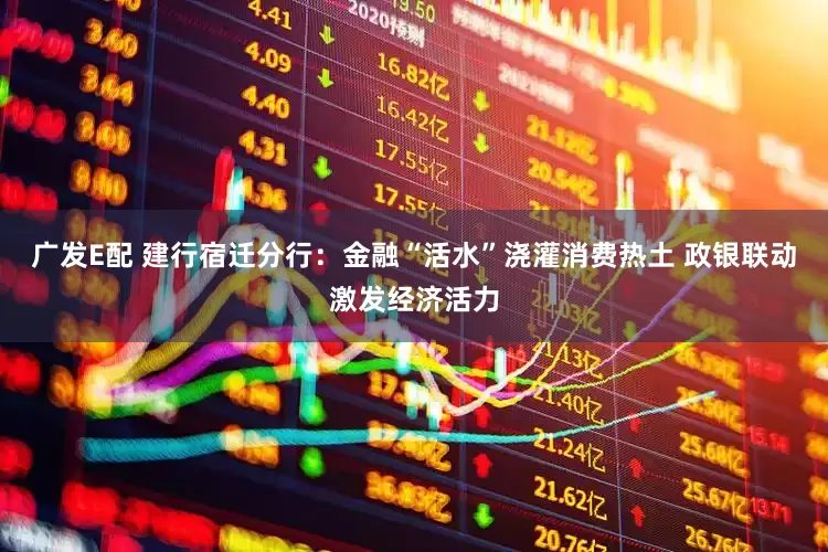 广发E配 建行宿迁分行：金融“活水”浇灌消费热土 政银联动激发经济活力
